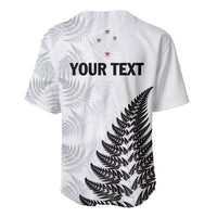 Personalised New Zealand 2025 Archery Baseball Jersey Aotearoa Silver Arrows White