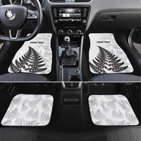 New Zealand 2025 Archery Car Mats Aotearoa Silver Arrows White LT01 Set 4pcs White - Polynesian Pride