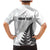 Personalised New Zealand 2025 Archery Family Matching Mermaid Dress and Hawaiian Shirt Aotearoa Silver Arrows White