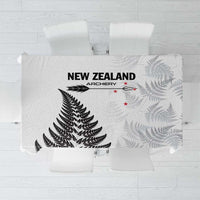 New Zealand 2025 Archery Tablecloth Aotearoa Silver Arrows White
