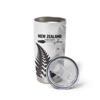 Personalised New Zealand 2025 Archery Tumbler Cup Aotearoa Silver Arrows White