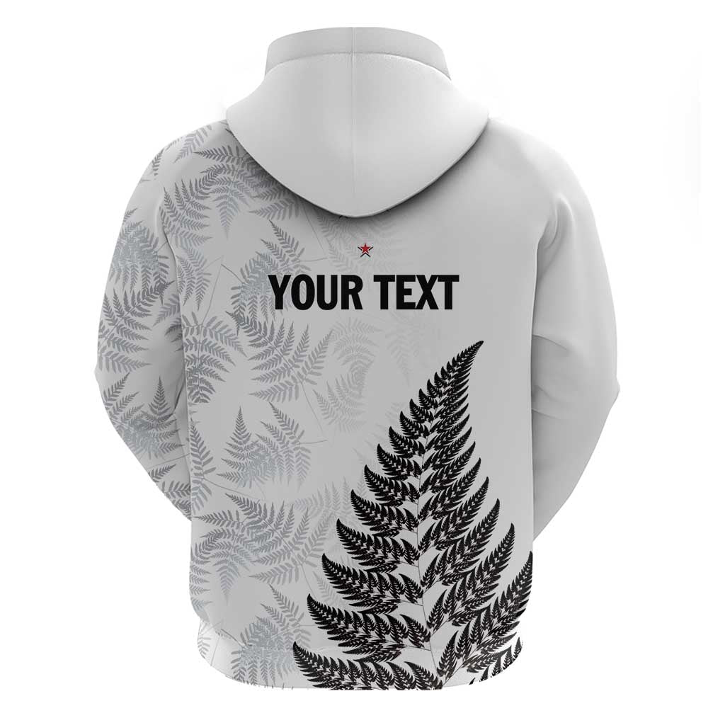 Personalised New Zealand 2025 Archery Zip Hoodie Aotearoa Silver Arrows White LT01 - Polynesian Pride