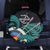 New Zealand Archery Spare Tire Cover Turquoise Maori Silver Fern