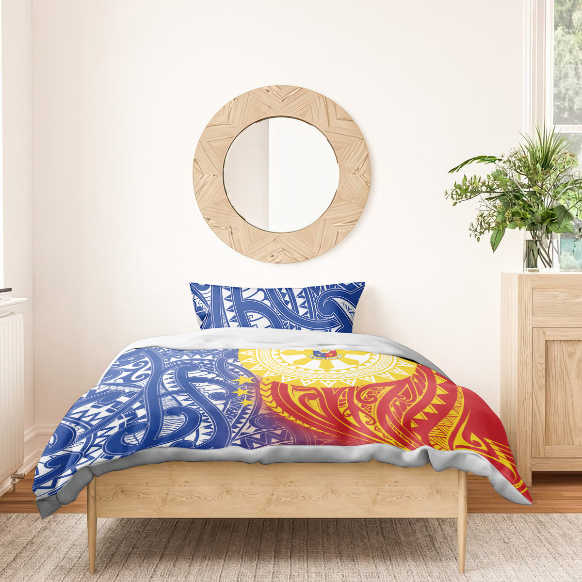 Philippines Bedding Set Pilipinas Polynesian Pattern
