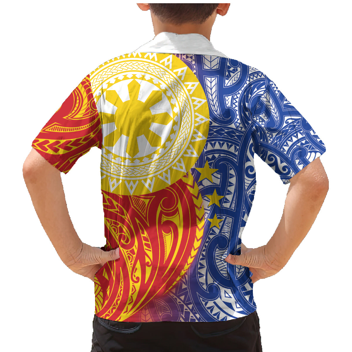 Philippines Family Matching Mermaid Dress and Hawaiian Shirt Pilipinas Polynesian Pattern