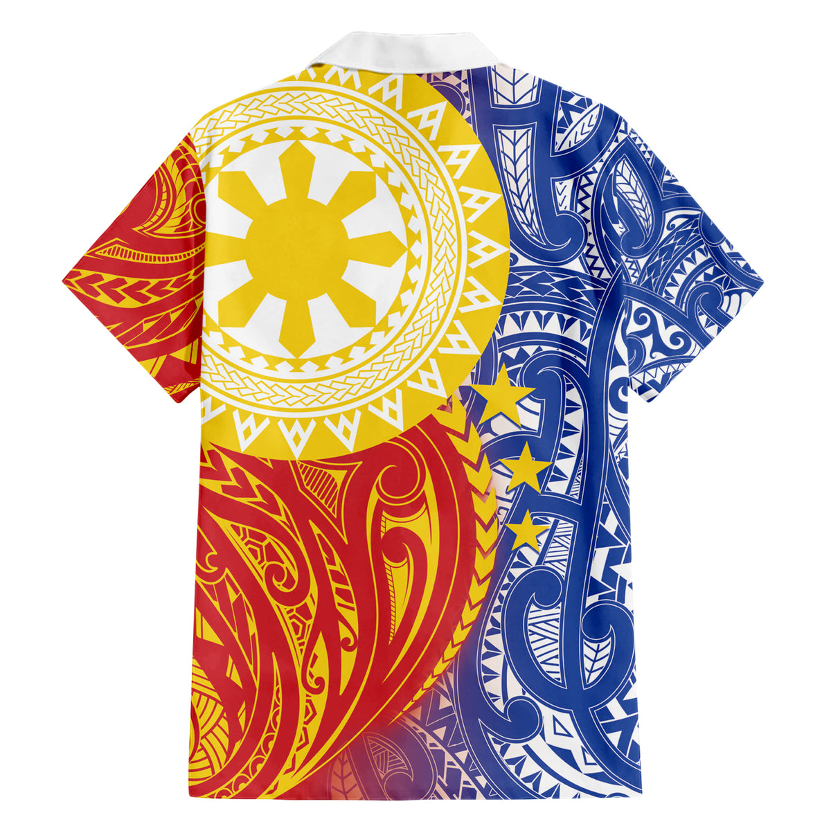 Philippines Family Matching Short Sleeve Bodycon Dress and Hawaiian Shirt Pilipinas Polynesian Pattern LT01 - Polynesian Pride