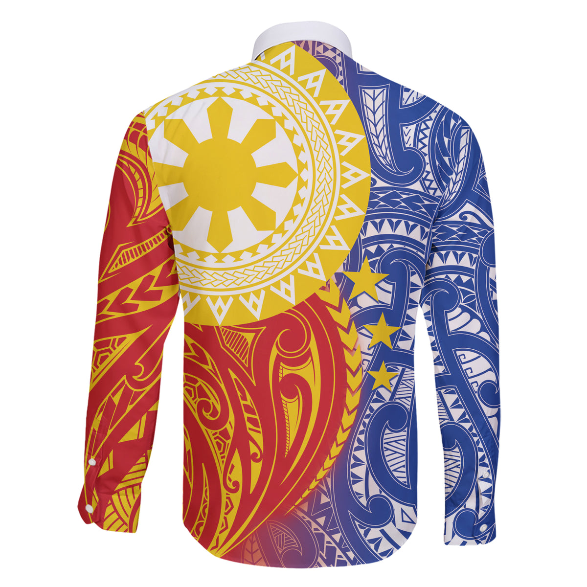 Philippines Family Matching Short Sleeve Bodycon Dress and Hawaiian Shirt Pilipinas Polynesian Pattern LT01 - Polynesian Pride