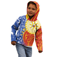 Philippines Kid Hoodie Pilipinas Polynesian Pattern