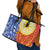 Philippines Leather Tote Bag Pilipinas Polynesian Pattern