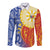 Philippines Long Sleeve Button Shirt Pilipinas Polynesian Pattern