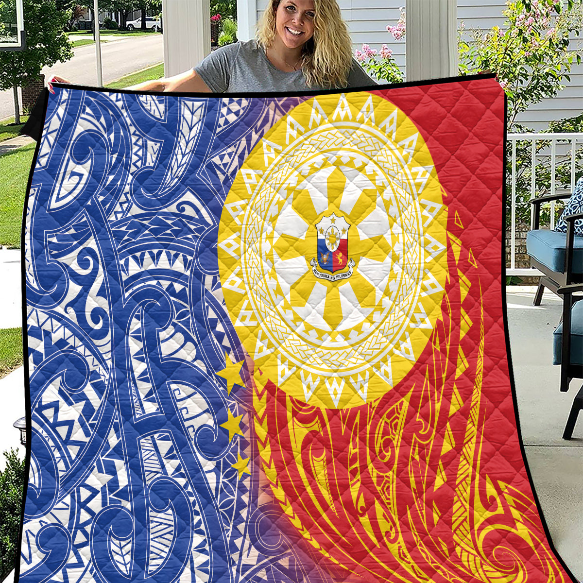 Philippines Quilt Pilipinas Polynesian Pattern LT01 Art - Polynesian Pride
