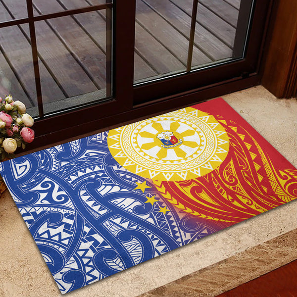 Philippines Rubber Doormat Pilipinas Polynesian Pattern LT01