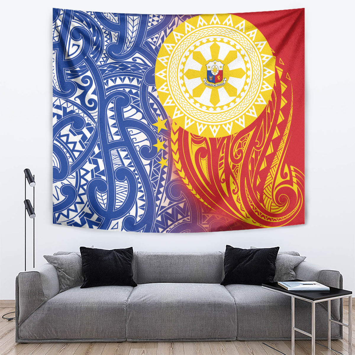 Philippines Tapestry Pilipinas Polynesian Pattern LT01 Art - Polynesian Pride