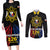 Personalized Philippines Independence Day Couples Matching Long Sleeve Bodycon Dress and Long Sleeve Button Shirt Filipino 126th Anniversary Sun Tattoo