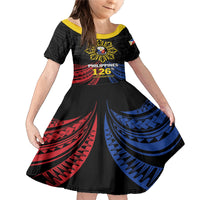 Personalized Philippines Independence Day Family Matching Mermaid Dress and Hawaiian Shirt Filipino 126th Anniversary Sun Tattoo
