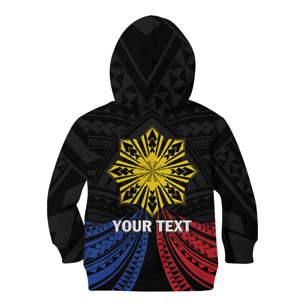 Personalized Philippines Independence Day Kid Hoodie Filipino 126th Anniversary Sun Tattoo