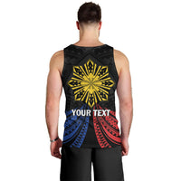 Personalized Philippines Independence Day Men Tank Top Filipino 126th Anniversary Sun Tattoo