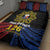 Philippines Independence Day Quilt Bed Set Filipino 126th Anniversary Sun Tattoo