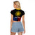 Personalized Philippines Independence Day Raglan Cropped T Shirt Filipino 126th Anniversary Sun Tattoo