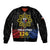 Personalized Philippines Independence Day Sleeve Zip Bomber Jacket Filipino 126th Anniversary Sun Tattoo