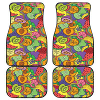Hawaii Fruits Hippie Style Car Mats Vibrant Colorful LT01 - Polynesian Pride
