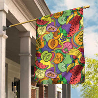 Hawaii Fruits Hippie Style Garden Flag Vibrant Colorful LT01 House Flag Multicolor - Polynesian Pride