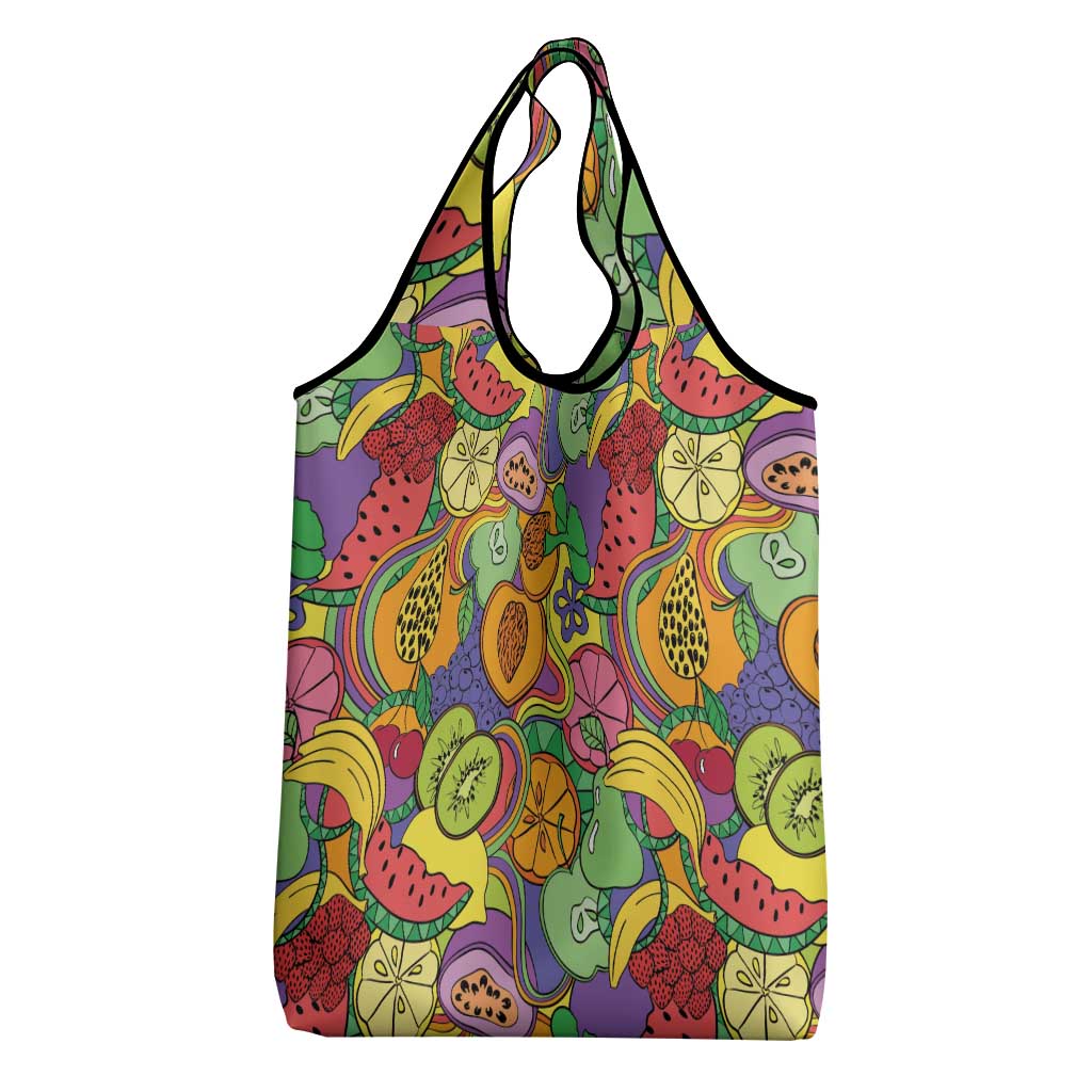Hawaii Fruits Hippie Style Grocery Bag Vibrant Colorful LT01 - Polynesian Pride