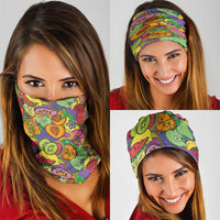 Hawaii Fruits Hippie Style Neck Gaiter Vibrant Colorful LT01 - Polynesian Pride