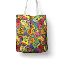 Hawaii Fruits Hippie Style Tote Bag Vibrant Colorful LT01 - Polynesian Pride