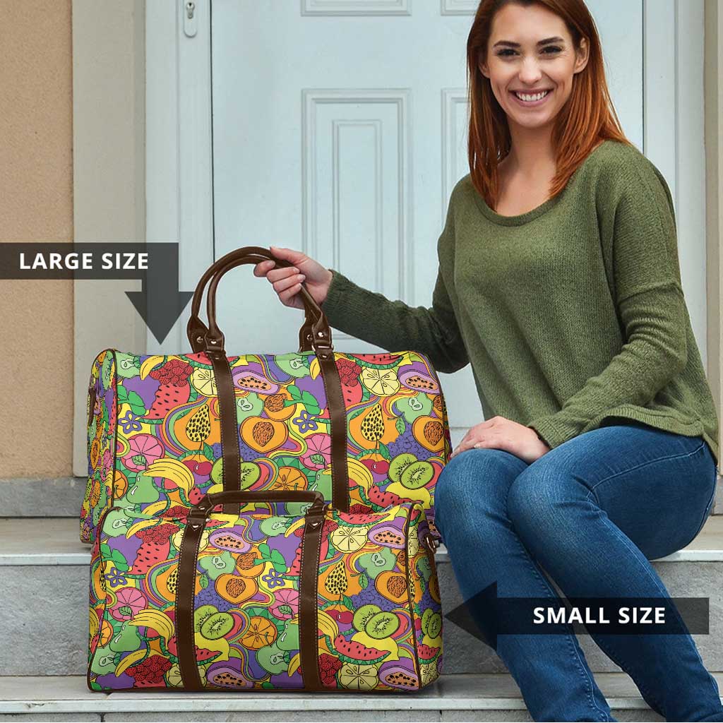 Hawaii Fruits Hippie Style Travel Bag Vibrant Colorful LT01 - Polynesian Pride