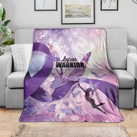 Polynesian Lupus Awareness Blanket Butterfly Hologram Lupus Warrior LT01 - Polynesian Pride
