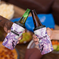 Personalized Polynesian Lupus Awareness 4 in 1 Can Cooler Tumbler Butterfly Hologram Lupus Warrior LT01 - Polynesian Pride