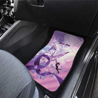 Personalized Polynesian Lupus Awareness Car Mats Butterfly Hologram Lupus Warrior LT01 - Polynesian Pride