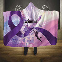 Polynesian Lupus Awareness Hooded Blanket Butterfly Hologram Lupus Warrior LT01 - Polynesian Pride