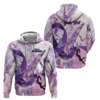Personalized Polynesian Lupus Awareness Hoodie Butterfly Hologram Lupus Warrior LT01 - Polynesian Pride