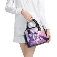 Polynesian Lupus Awareness Shoulder Handbag Butterfly Hologram Lupus Warrior LT01 - Polynesian Pride