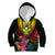 Hawaii Kanaka Maoli Flag Day Kid Hoodie Tropical Flowers