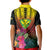 Hawaii Kanaka Maoli Flag Day Kid Polo Shirt Tropical Flowers