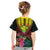 Hawaii Kanaka Maoli Flag Day Kid T Shirt Tropical Flowers