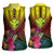 Hawaii Kanaka Maoli Flag Day Women Sleeveless Polo Shirt Tropical Flowers