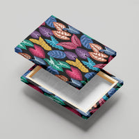 Hawaii Colorful Tropical Leaves Canvas Wall Art