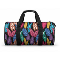 Hawaii Colorful Tropical Leaves Duffle Bag
