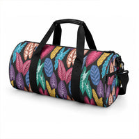 Hawaii Colorful Tropical Leaves Duffle Bag