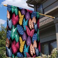 Hawaii Colorful Tropical Leaves Garden Flag