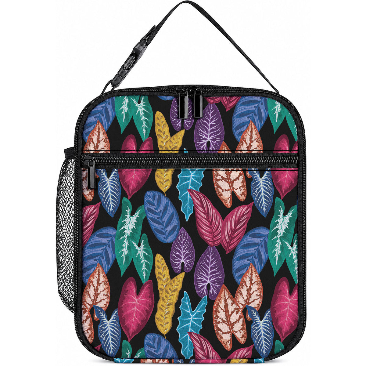 Hawaii Colorful Tropical Leaves Lunch Bag