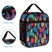 Hawaii Colorful Tropical Leaves Lunch Bag