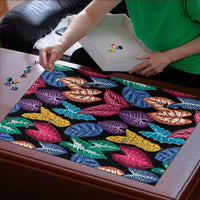 Hawaii Colorful Tropical Leaves Puzzle