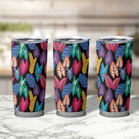 Hawaii Colorful Tropical Leaves Tumbler Cup