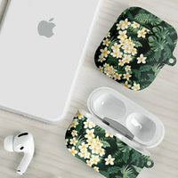 Hawaii Plumeria Tropical Leaves AirPods Case Monstera Calathea Palm Fronds
