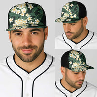 Hawaii Plumeria Tropical Leaves Baseball Net Cap Monstera Calathea Palm Fronds